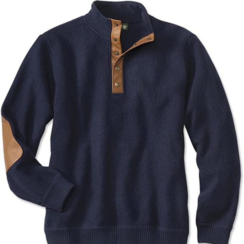 Orvis Boiled Wool Snapfront Pullover